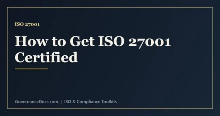 ISO 27001 certification process step by step from building the ISMS to the stage 2 audit