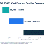 ISO 27001 certification cost by company size in 2026