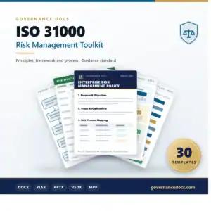 ISO 31000 Risk Management Toolkit - 30 templates