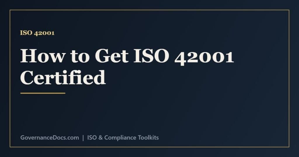 ISO 42001 certification process step by step from building the AIMS to the stage 2 audit
