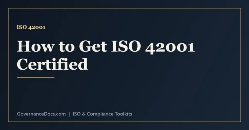 ISO 42001 certification process step by step from building the AIMS to the stage 2 audit