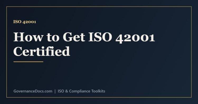 ISO 42001 certification process step by step from building the AIMS to the stage 2 audit