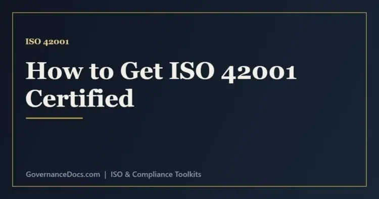 ISO 42001 certification process step by step from building the AIMS to the stage 2 audit