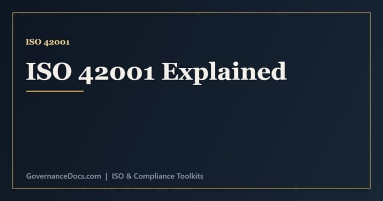 ISO 42001 explained - the AI management system standard structure and Annex A controls