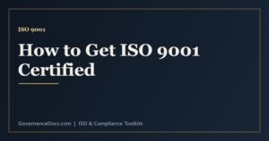 ISO 9001 certification process step by step from building the QMS to the stage 2 audit