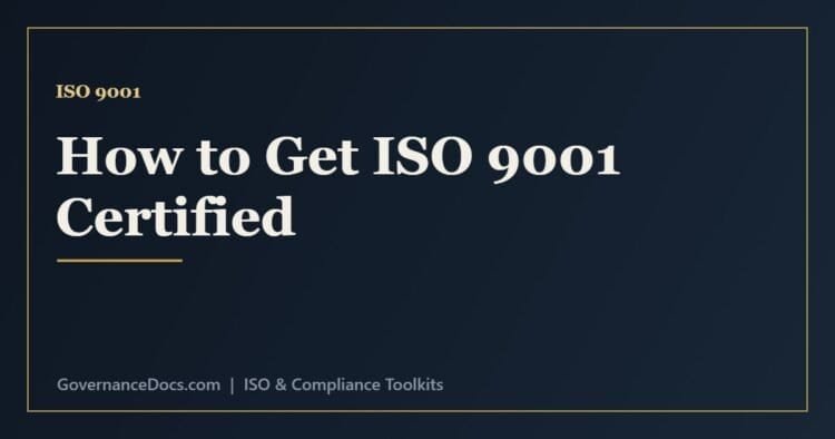 ISO 9001 certification process step by step from building the QMS to the stage 2 audit