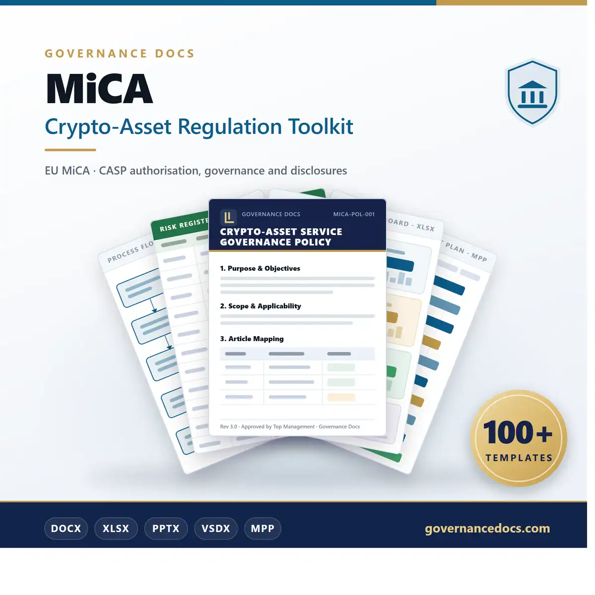 MiCA Crypto-Asset Regulation Toolkit - 100+ templates