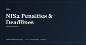 NIS2 penalties for essential and important entities plus management liability and deadlines