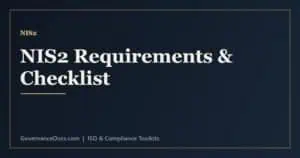 NIS2 requirements checklist covering security measures, incident reporting and documentation