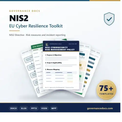 NIS2 EU Cyber Resilience Toolkit - 75+ templates