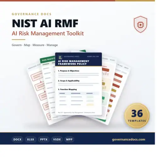 NIST AI RMF AI Risk Management Toolkit - 36 templates