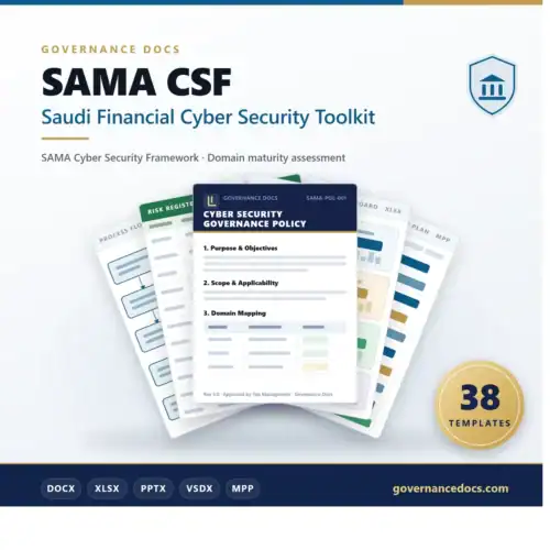 SAMA CSF Saudi Financial Cyber Security Toolkit - 38 templates