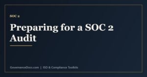 SOC 2 audit preparation covering scoping, readiness assessment, controls and evidence