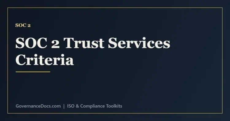 SOC 2 Trust Services Criteria explained - security, availability, processing integrity, confidentiality and privacy