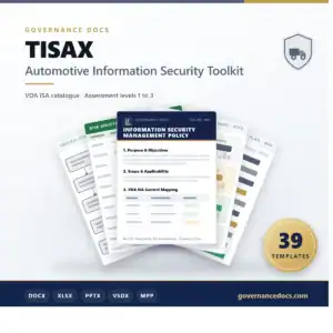 TISAX Automotive Information Security Toolkit - 39 templates