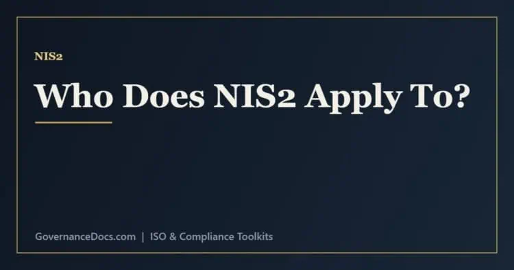 Who does NIS2 apply to - essential and important entities and the sectors NIS2 covers