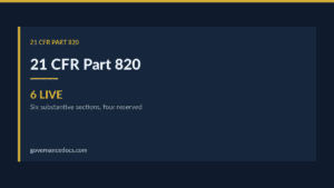 Guide to 21 CFR Part 820 regulations for quality systems.