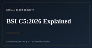 BSI C5:2026 German cloud computing compliance criteria catalogue