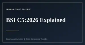 BSI C5:2026 German cloud computing compliance criteria catalogue