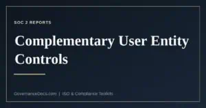 The three control populations in a SOC 2 report including complementary user entity controls