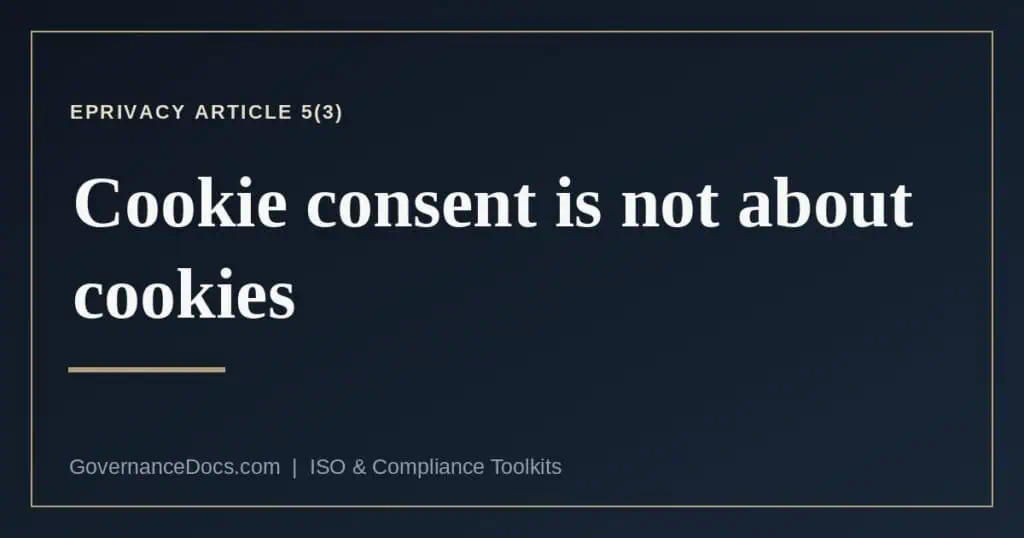 What the ePrivacy Directive and the GDPR each require for cookie consent