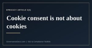 What the ePrivacy Directive and the GDPR each require for cookie consent