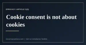 What the ePrivacy Directive and the GDPR each require for cookie consent