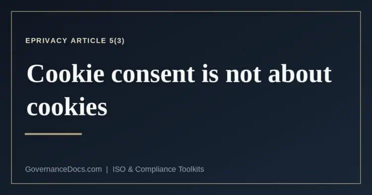 What the ePrivacy Directive and the GDPR each require for cookie consent