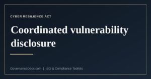 What the CRA and NIS2 each require for coordinated vulnerability disclosure