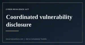 What the CRA and NIS2 each require for coordinated vulnerability disclosure