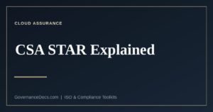 CSA STAR cloud security assurance levels and the STAR for AI track
