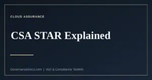 CSA STAR cloud security assurance levels and the STAR for AI track