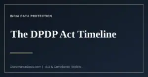 The DPDP Act commencement timeline for India's data protection law