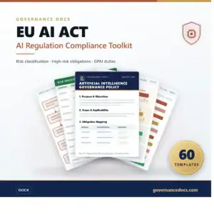 EU AI ACT compliance toolkit for governance and regulation.