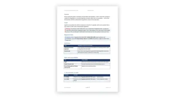 EU CRA Toolkit sample: GDL-CRA-CLS-003 - Exclusions and Sectoral Interface Guide