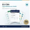 EU CRA Toolkit — 74 Regulation (EU) 2024/2847 Cyber Resilience Act templates for products with digital elements — product cover