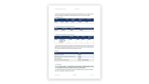 EU IVDR Toolkit sample: GDL-IVD-PST-003 - Performance Study Report Template