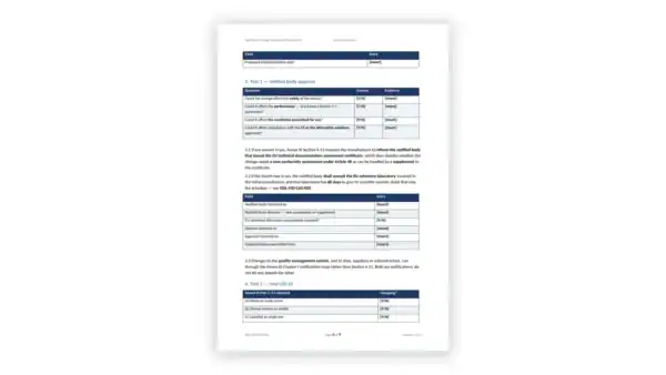 EU IVDR Toolkit sample: GDL-IVD-CHG-001 - Significant Change Assessment Procedure