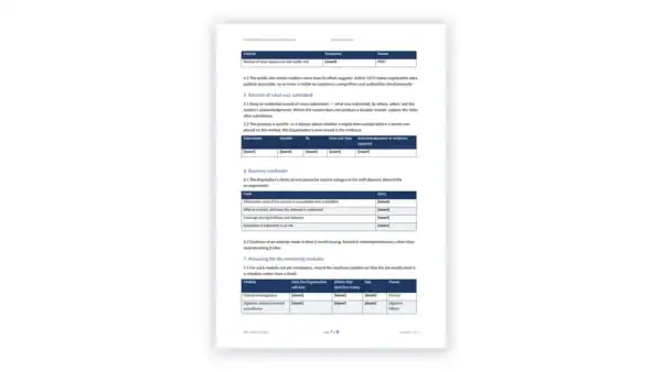 EU MDR Toolkit sample: GDL-MDR-UDI-004 - EUDAMED Data Governance Procedure