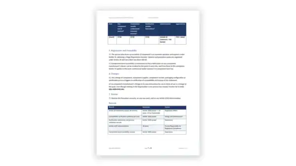 EU MDR Toolkit sample: GDL-MDR-OPR-005 - Systems and Procedure Packs Procedure