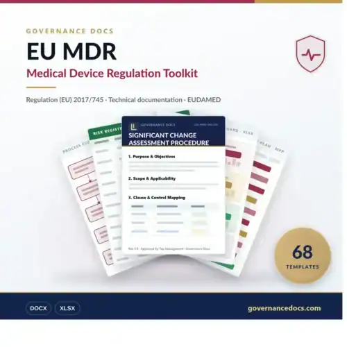 EU MDR Toolkit for Regulation (EU) 2017/745 — product cover
