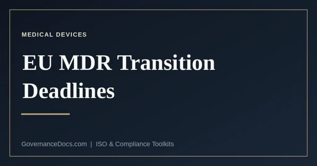 EU MDR transition deadlines under Article 120