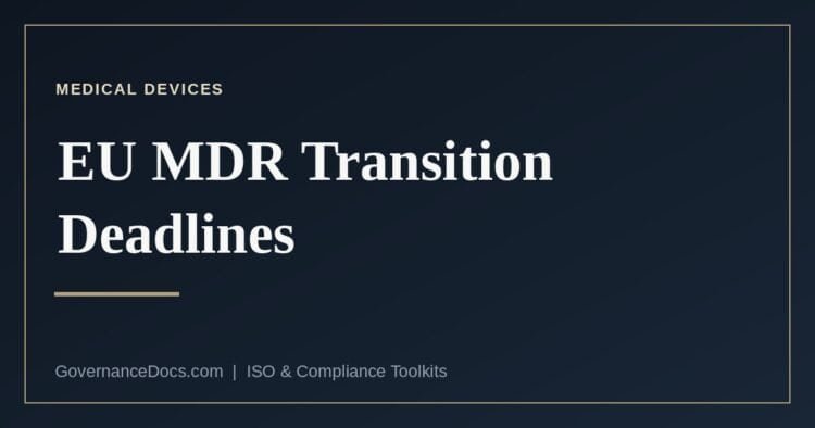 EU MDR transition deadlines under Article 120