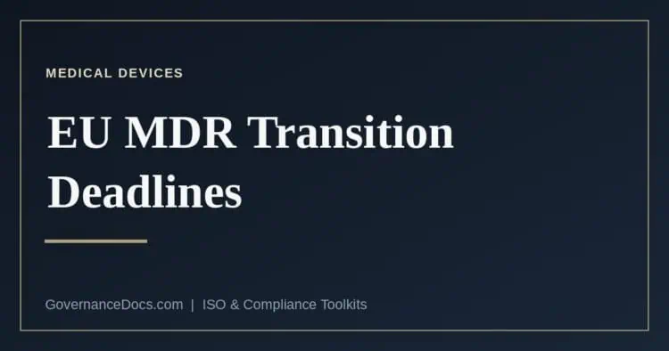 EU MDR transition deadlines under Article 120