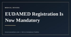 EUDAMED registration became mandatory on 28 May 2026