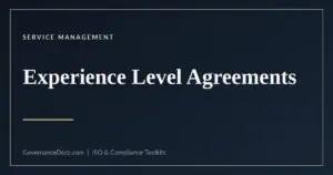 Experience level agreement - measuring experience alongside performance