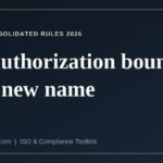 What replaced the FedRAMP authorization boundary in the Consolidated Rules for 2026