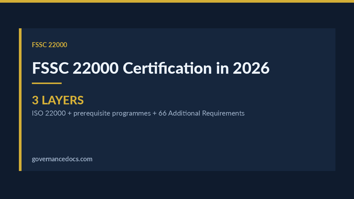 FSSC 22000 Certification in 2026: The Complete Guide FSSC 22000 certification explained