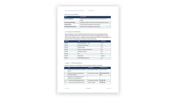 Detailed governance document outlining rules and responsibilities for organizational compliance.