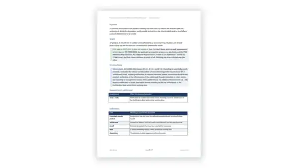 Sample governance document from Governance Docs website for organizational policies.